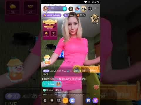 bigo live dance with good shape russian girl