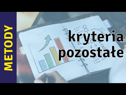 Diagnoza organizacji - pozostałe rodzaje kryteriów