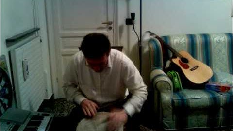 Testing my new djembe