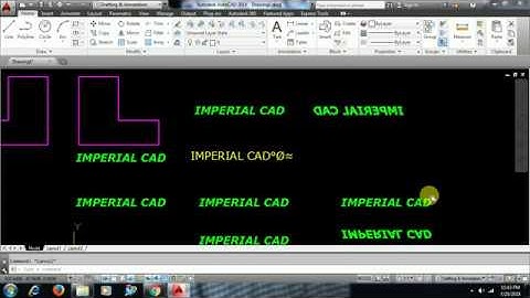 TEXT, MIRRTEXT, QTEXT COMMANDS IN AUTOCAD