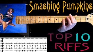 TOP 10 Smashing Pumpkins Songs List &amp; Guitar Tab / Guitar Lesson / Guitar Tutorial