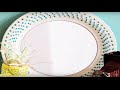 Diy mirror using an upcycled plate  blitsy