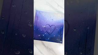 Rainy Window Rain Drops On Window Painting With Acrylic