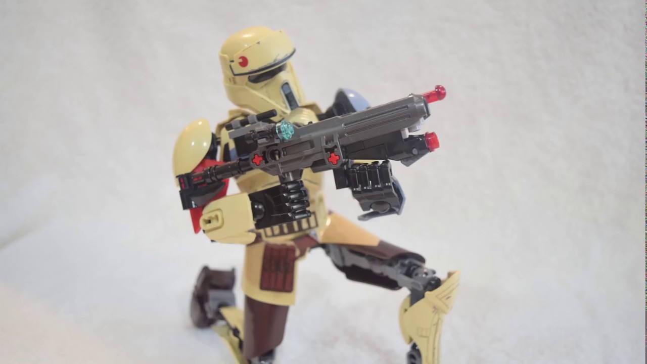 Lego 75523 Scarif Stormtrooper Stop Motion Build