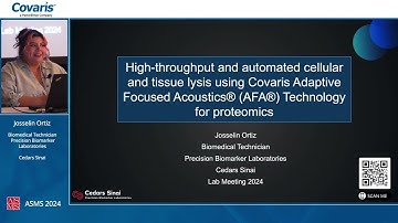 High-Throughput & Automated Cellular & Tissue Lysis using COVARIS Acoustic Technology for Proteomics