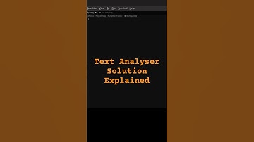 Complete Text Analyser solution | Master python step by step #python #programming #pythonprojects