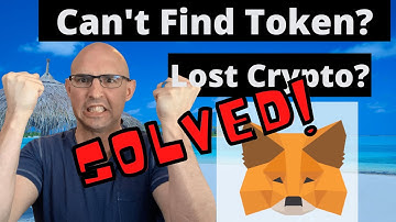 Lost Token On Metamask - can