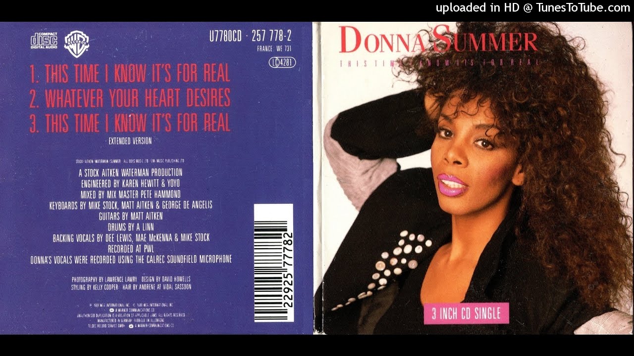 【即納&大特価】 I Time This - Summer Donna Know 3''CD (Maxi Real For It's 洋楽