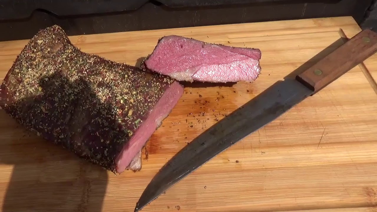 Homemade Beef Bacon - YouTube