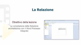 Tutorial Edificius - La Relazione - ACCA software