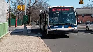 MTA NYCT Bus: 2015 NovaBus LFS #8279 On The S57