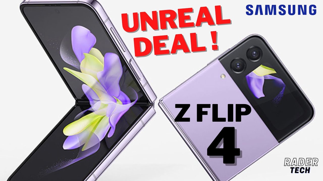 Get the Samsung Galaxy Z Flip 4 for $99! It's ridiculous