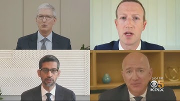 CEOs Of Facebook, Apple, Amazon, Google Face Tough Questions In House Judiciary Antitrust Probe