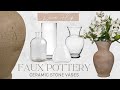 DIY Stone-Look Ceramic Vase Upcycle | DIY Home Décor Flip