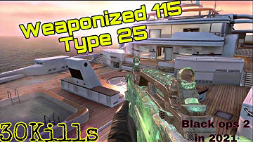 Call of Duty Black ops 2 in 2021 Xbox one Multiplayer Gameplay | Weaponized 115 Type 25 Hijacked