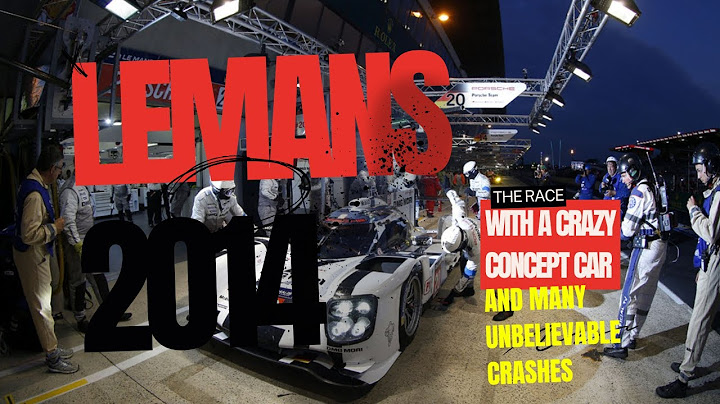 24 Hours Le Mans 2014 The Race with a crazy concept car and many crashes Part 9