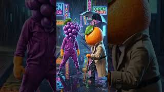 Mr. Orange Enters the Neon City | Cinematic AI Short Film