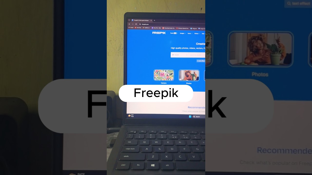 How to donwload PNG's & IMG's in one website for free? #freepik #images #png #freedownload #shorts
