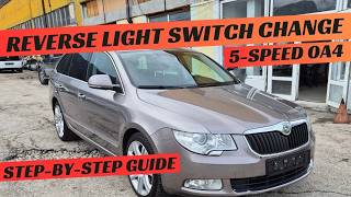 Skoda Superb MK2 Reverse Light Switch replacement 5-Speed 0A4 MQ250