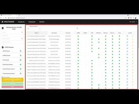 3- How to use embedded cBioPortal datasets for multiomix analysis?