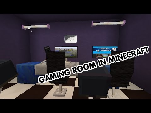 Minecraft CMD : มาสร้างห้องเกมเมอร์กันเถอะ