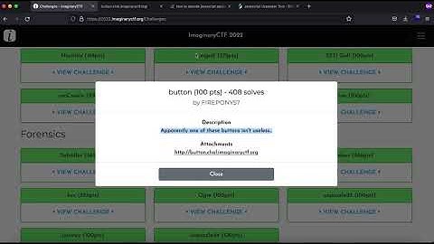 button - Javascript Obfuscation | CTF For Beginners