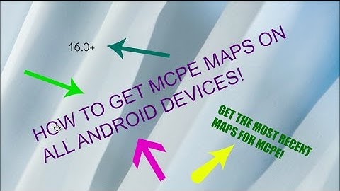HOW TO GET MCPE MAPS ON ANDROID DEVICES!