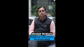 Career Services Support at UPES - B.Tech. | Manish Madaan - Registrar