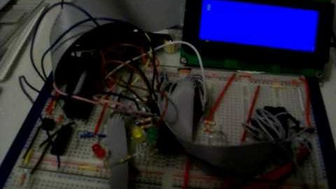 Z80 controls LCD device