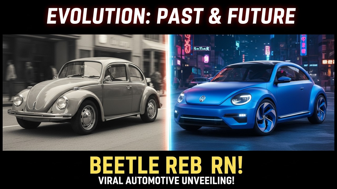 Volkswagen Beetle 1960: возрождение – икона возвращается с современной мощью! 😱