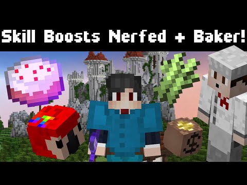 Triple EXP Nerfed! New Baker NPC! Skill Buffs Explained! | Hypixel Skyblock News!