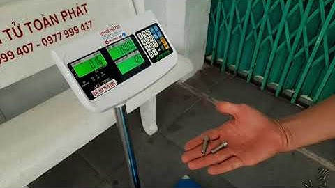 Hướng dẫn sử dụng Cân bàn điện tử đếm số lượng 30kg 60kg 100kg 150kg 200kg Jadever JWI 700C