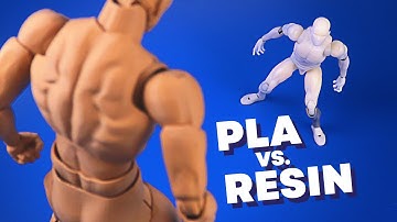 3D Printed Action Figure - Resin VS PLA #jlc3dp