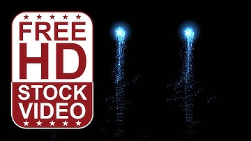 Free Stock Videos – blue light sparkles falling on black background 2D animation