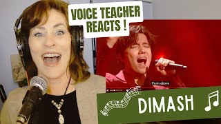 DIMASH - Voice Teacher Reacts!
