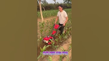 Mini Tiller Machine in Action | Powerful Farming Tool for Easy Soil Preparation part 1015