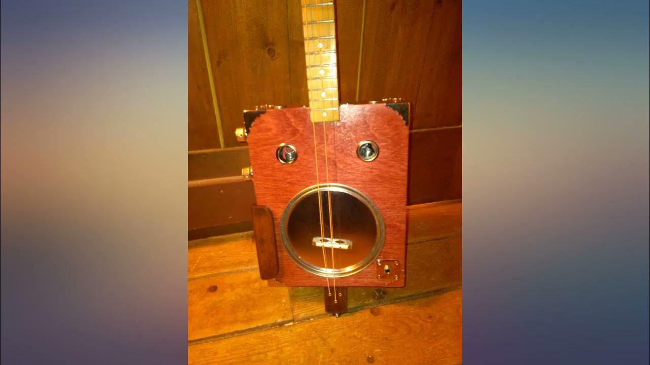 "Tin Pan Alley" 3string Paint Can Resonator Box Guitar DIY Kit review