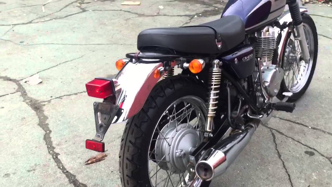 Honda cb400ss-e - YouTube