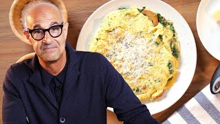 Simple Mushroom Frittata As Made By Stanley Tucci