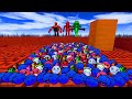 Obunga Big Family &amp; Lobotomy Dash Family in Maze! Nextbot – Garry’s Mod