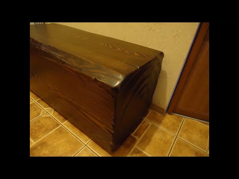 Необычный сундук из дерева.Творческая столярка.An unusual chest made of wood.Creative joiner.