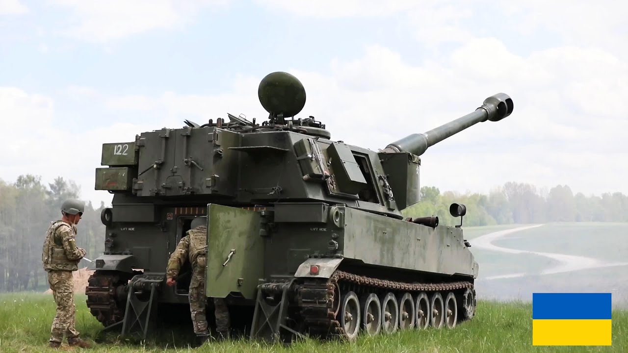 Norway supplies 22 M109 Self-propelled howitzers to Ukraine - YouTube