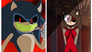 Sonic EXE x Sierra The Hedgehog (My OC) | Read Description |