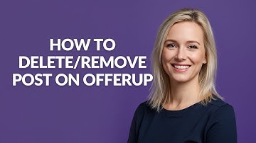 HOW TO DELETE/REMOVE POST ON OFFERUP - Julia