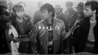 michael jackson - beat it ( 𝘀𝗹𝗼𝘄𝗲𝗱 + 𝗿𝗲𝘃𝗲𝗿𝗯 )