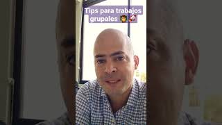 Nuevo video &quot;5 tips para trabajos grupales eficientes&quot; 👨‍🏫👨‍💻 #short #shorts #youtubeshorts