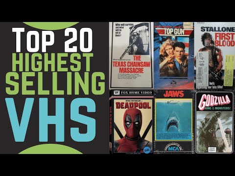 Top 20 Highest Selling VHS Tapes | No Duplicates