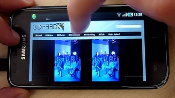 3DF33D.tv: 3D Stereoscopic Slideshow on Samsung Galaxy S using HTML5/WebGL