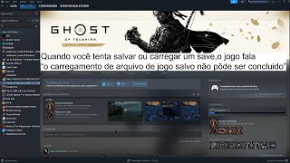 ”o carregamento de arquivo de jogo salvo não pôde ser concluído.” Resolvendo, Ghost of Tsushima.