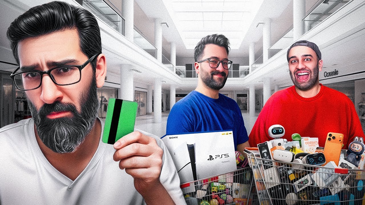 با کارت سوپری محل هرچی بخواییم میخریم😂💳(عیاشی بدبخت شد)